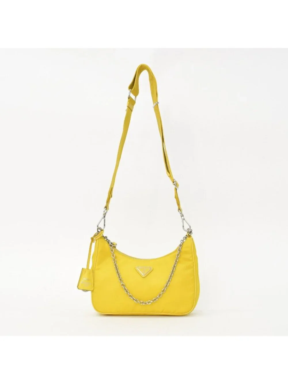 Prada Shoulder Bag Re Edition 2005 Re-Nylon 2-Way Yellow
